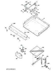 04 - Section4 parts for Ge Range JGBC16GEP3 from AppliancePartsPros.com
