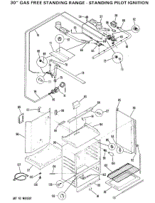 02 - 30`` Gas Free Standing Range-Standig Pilot Ignition parts for Ge Range JGBC16GPH1 from AppliancePartsPros.com