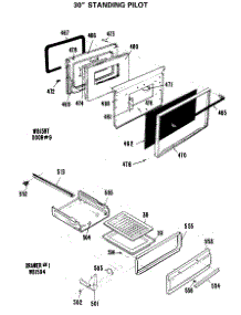 03 - 30`` Standing Pilot parts for Ge Range JGBC16GPJ3 from AppliancePartsPros.com