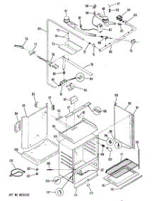 02 - Section2 parts for Ge Range JGBC17GEH2 from AppliancePartsPros.com