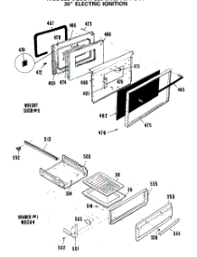 02 - 30`` Electric Ignition parts for Ge Range JGBC17GEJ1 from AppliancePartsPros.com