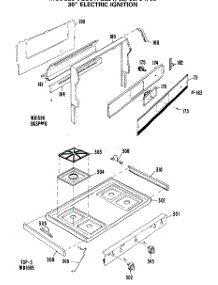 04 - 30`` Electric Ignition parts for Ge Range JGBC17GEJ2 from AppliancePartsPros.com