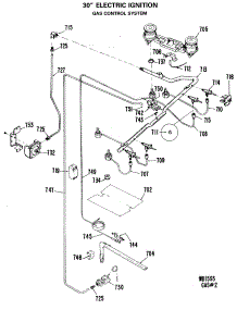 03 - 30`` Electric Ignition parts for Ge Range JGBC17GEJ3 from AppliancePartsPros.com