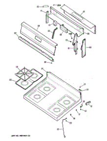 02 - Section2 parts for Ge Range JGBC17GER1 from AppliancePartsPros.com