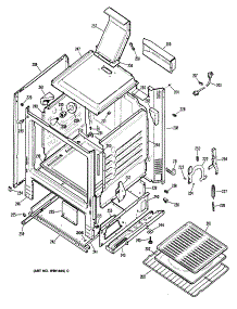 03 - Section3 parts for Ge Range JGBC17GER1 from AppliancePartsPros.com