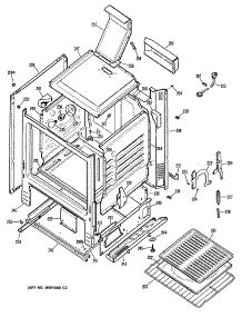 03 - Section3 parts for Ge Range JGBC20GEV1AD from AppliancePartsPros.com
