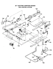 02 - 30`` Electric Ignition Range parts for Ge Range JGBP24GEF1 from AppliancePartsPros.com