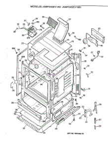 03 - Section3 parts for Ge Range JGBP24GEV1AD from AppliancePartsPros.com