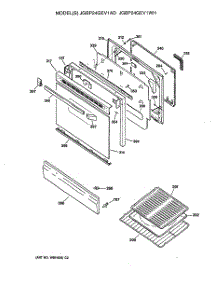 04 - Section4 parts for Ge Range JGBP24GEV1WH from AppliancePartsPros.com