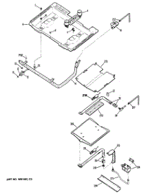 02 - Section2 parts for Ge Range JGBP24GEV2AD from AppliancePartsPros.com