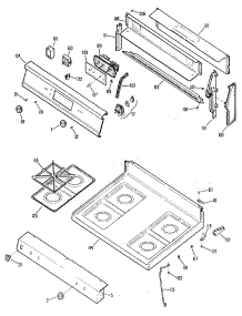 02 - Section2 parts for Ge Range JGBP25GEN2 from AppliancePartsPros.com