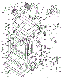 03 - Section3 parts for Ge Range JGBP25GEN2 from AppliancePartsPros.com