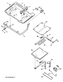 04 - Section4 parts for Ge Range JGBP25GEN2 from AppliancePartsPros.com