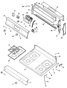 02 - Section2 parts for Ge Range JGBP25GEN3 from AppliancePartsPros.com