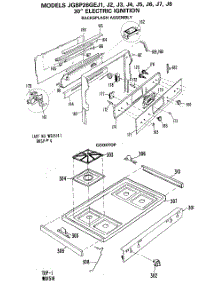 02 - 30`` Electric Ignition parts for Ge Range JGBP26GEJ1 from AppliancePartsPros.com