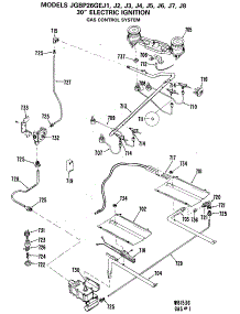 04 - 30`` Electric Ignition parts for Ge Range JGBP26GEJ8 from AppliancePartsPros.com