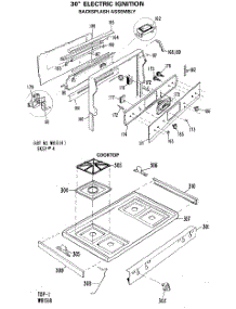 02 - 30`` Electric Ignition parts for Ge Range JGBP27GEJ5 from AppliancePartsPros.com