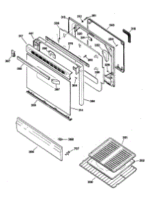04 - Section4 parts for Ge Range JGBP27GEV1WH from AppliancePartsPros.com