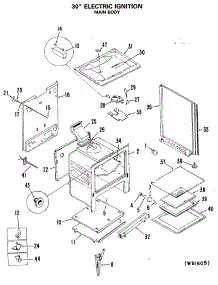 03 - 30`` Electric Ignition parts for Ge Range JGBP28GEL2 from AppliancePartsPros.com