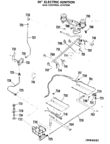 04 - 30`` Electric Ignition parts for Ge Range JGBP28GEL2 from AppliancePartsPros.com