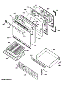 04 - Section4 parts for Ge Range JGBP28GEV1WH from AppliancePartsPros.com