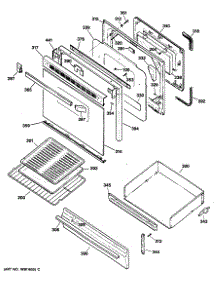 04 - Section4 parts for Ge Range JGBP28GEV2AD from AppliancePartsPros.com