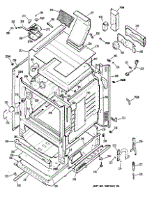 03 - Section3 parts for Ge Range JGBP28GEV2WH from AppliancePartsPros.com