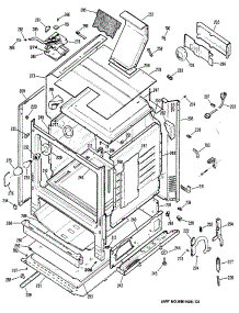 02 - Section2 parts for Ge Range JGBP29GEN4 from AppliancePartsPros.com