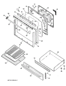 03 - Section3 parts for Ge Range JGBP29GES1 from AppliancePartsPros.com