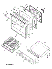 03 - Section3 parts for Ge Range JGBP30AEP2 from AppliancePartsPros.com