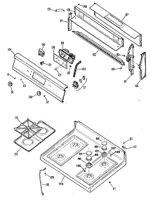 02 - Section2 parts for Ge Range JGBP30GEP1 from AppliancePartsPros.com