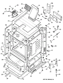 02 - Section2 parts for Ge Range JGBP30GEP2 from AppliancePartsPros.com
