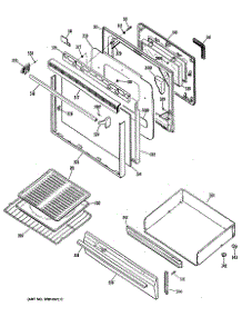 03 - Section3 parts for Ge Range JGBP30GEP3 from AppliancePartsPros.com