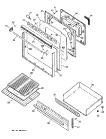 03 - Section3 parts for Ge Range JGBP30GEP4 from AppliancePartsPros.com