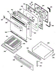 04 - Section4 parts for Ge Range JGBP30GEV2AD from AppliancePartsPros.com