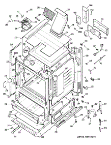 02 - Section2 parts for Ge Range JGBP31GEP2 from AppliancePartsPros.com