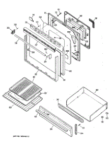 03 - Section3 parts for Ge Range JGBP31GEP3 from AppliancePartsPros.com