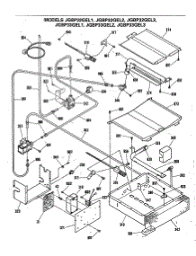 02 - Section2 parts for Ge Range JGBP33GEL2 from AppliancePartsPros.com
