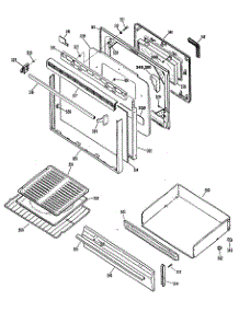 04 - Section4 parts for Ge Range JGBP34GEP1 from AppliancePartsPros.com