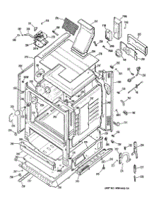 02 - Section2 parts for Ge Range JGBP34GEP2 from AppliancePartsPros.com