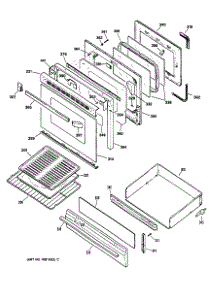 04 - Section4 parts for Ge Range JGBP34GEV2AD from AppliancePartsPros.com