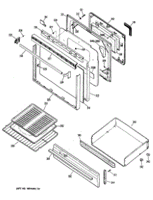 04 - Section4 parts for Ge Range JGBP35GEP2 from AppliancePartsPros.com