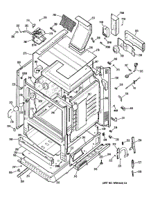 02 - Section2 parts for Ge Range JGBP35GEP3 from AppliancePartsPros.com