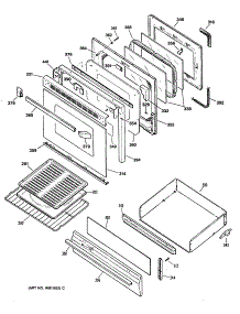 04 - Section4 parts for Ge Range JGBP35GEV1BB from AppliancePartsPros.com