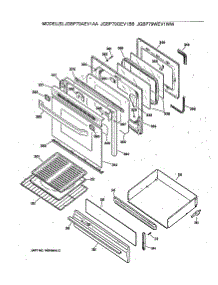 04 - Section4 parts for Ge Range JGBP79WEV1WW from AppliancePartsPros.com