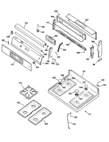02 - Section2 parts for Ge Range JGBP79WEV2WW from AppliancePartsPros.com