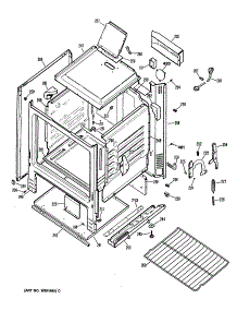 02 - Section2 parts for Ge Range JGBS02EN3 from AppliancePartsPros.com