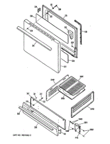 03 - Section3 parts for Ge Range JGBS02EN3 from AppliancePartsPros.com