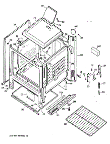02 - Section2 parts for Ge Range JGBS02PN1 from AppliancePartsPros.com