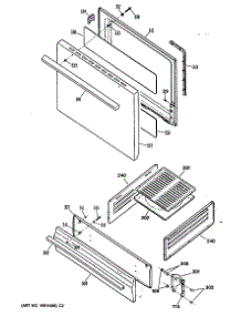 03 - Section3 parts for Ge Range JGBS02PN1 from AppliancePartsPros.com
